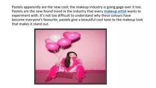 pastels apparently are the new cool the makeup
