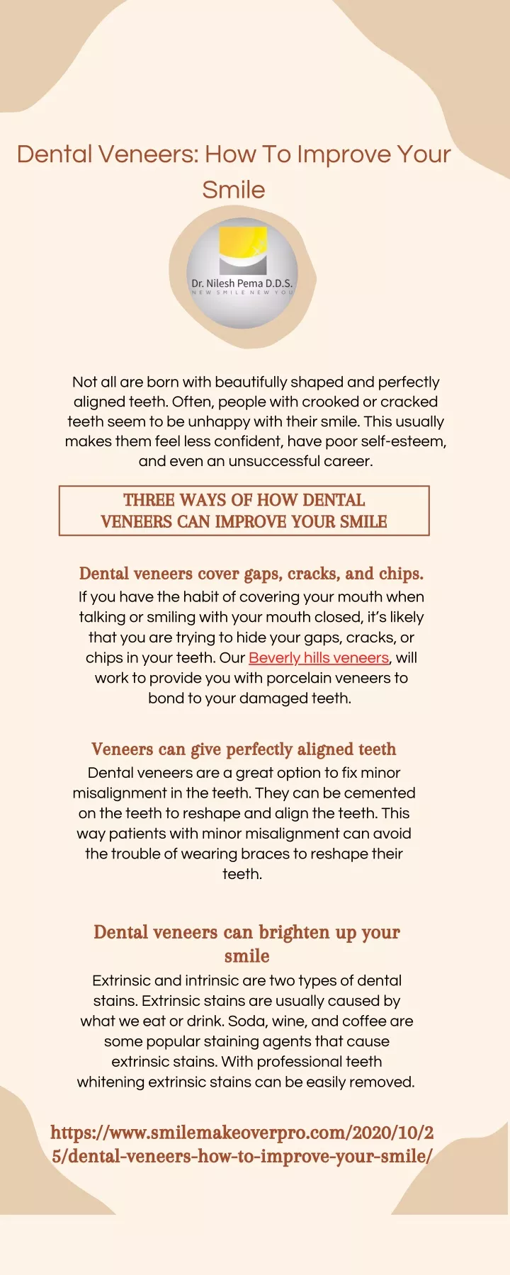 dental veneers how to improve your smile