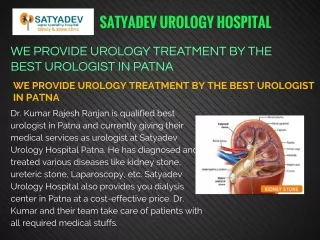 Best Urologist in Patna Satyadev Urology Hospital