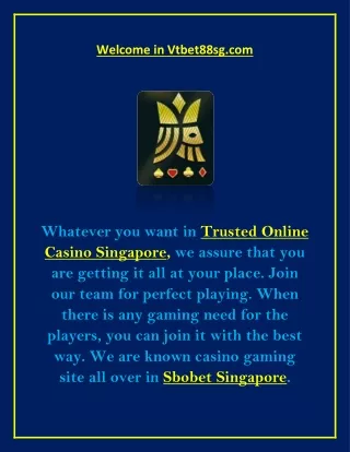 You have win 100% cash back for sign up in Vtbet88sg.com