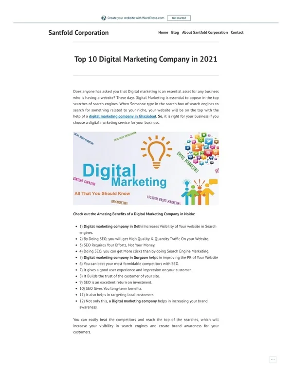 Top 10 Digital Marketing Company in 2021