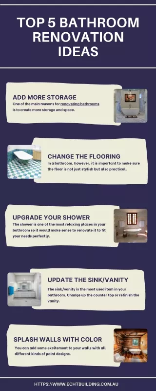 Top 5 Bathroom Renovation Ideas