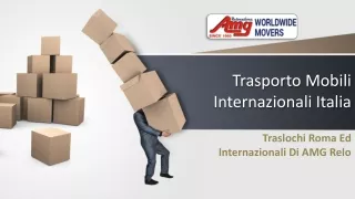 Trasporto Mobili Internazionali Italia