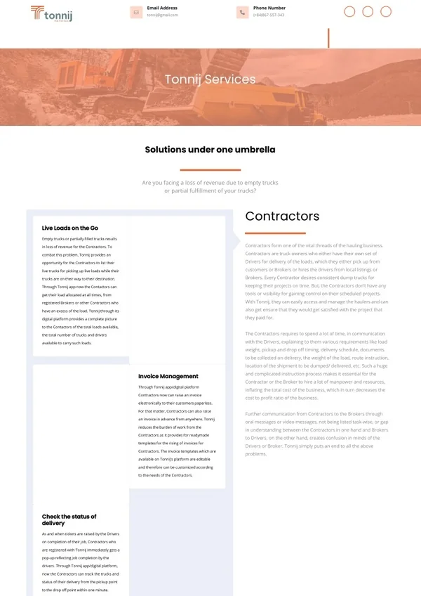 Tonnij Dump Truck App Vancouver | Hauling BC | Rent or Hire Dump Truck