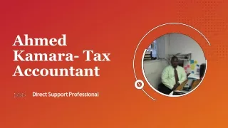 Ahmed Kamara- Tax Accountant