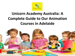 3D Animation Courses in Australia