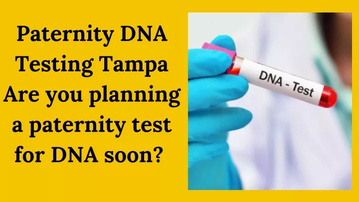 paternity dna testing tampa are you planning