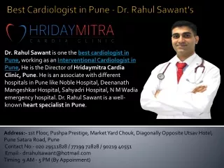 Best Cardiologist in Pune | Cardiac Clinic in Pune