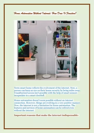 home home automation automation without