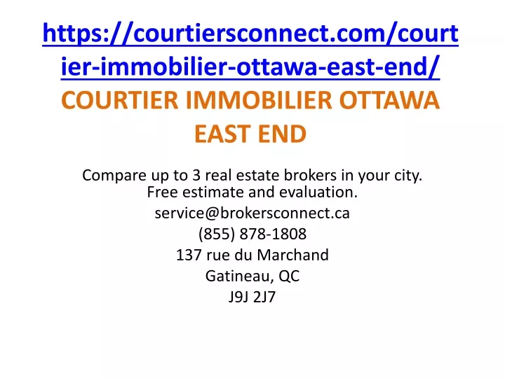 https courtiersconnect com courtier immobilier ottawa east end courtier immobilier ottawa east end