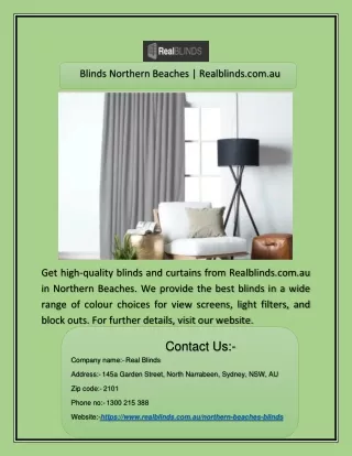 Blinds Northern Beaches | Realblinds.com.au