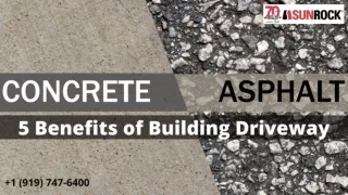 Concrete VS Asphalt - 5 Benefits of Building Driveway
