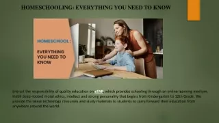 Homeschooling: Everything you need to know