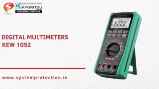 digital multimeters kew 1052