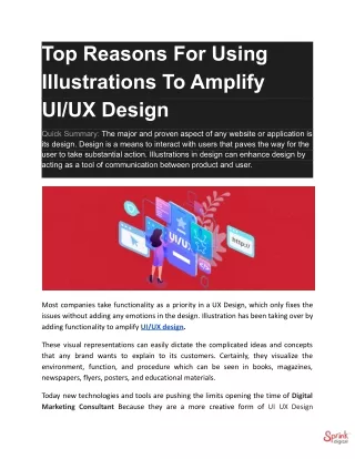 top reasons for using illustrations to amplify