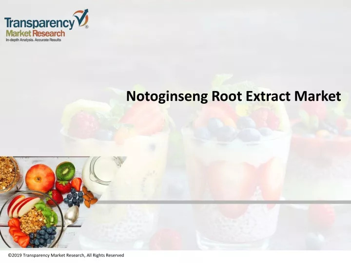 notoginseng root extract market