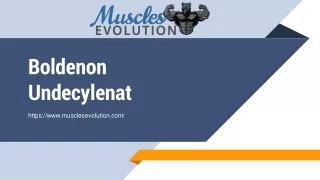 Boldenon Undecylenat