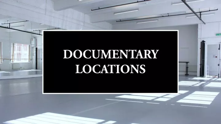 documentary locations