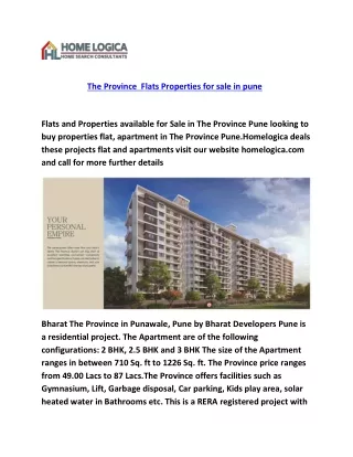 the province flats properties for sale in pune