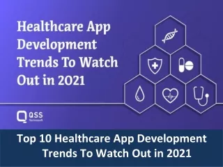 top 10 healthcare app development trends to watch out in 2021