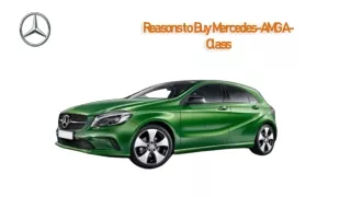 Reasons to Buy Mercedes-AMG A-Class