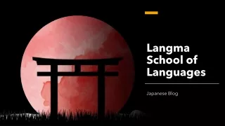 langma school of languages