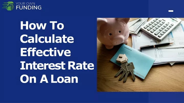 how to calculate effective interest rate on a loan