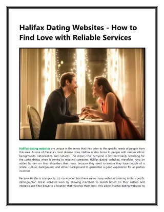 Find here the Top Dating Websites