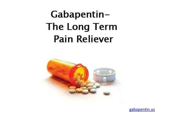 Buy Gabapentin Online from an Online Pharmacy and Get Relief from Nerve Pain