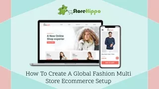 how to create a global fashion multi store