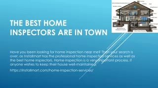 The Best Home Inspectors Are in Town - Installmart