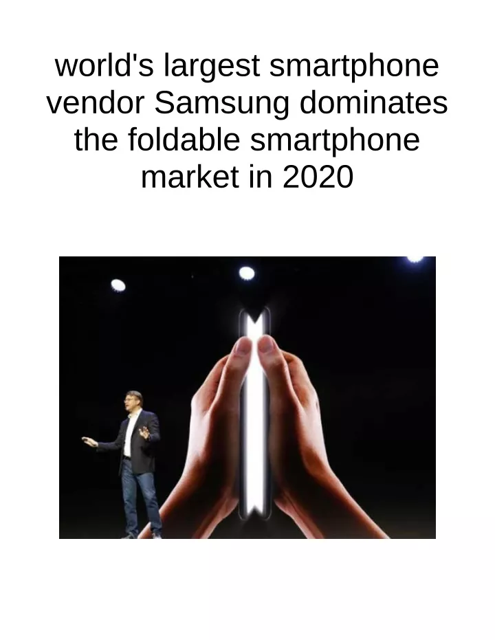 world s largest smartphone vendor samsung