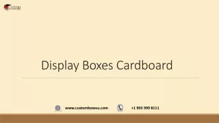 display boxes cardboard