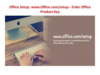 Office Setup: www.Office.com/setup - Enter Office Product Key