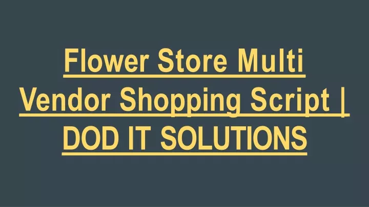 flower store multi