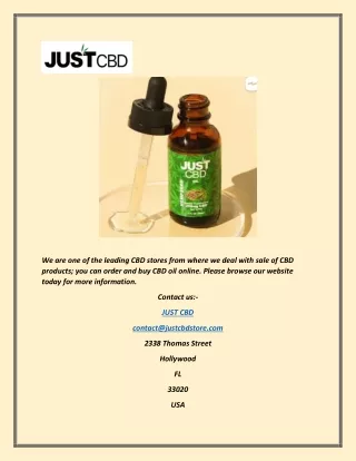 we are one of the leading cbd stores from where