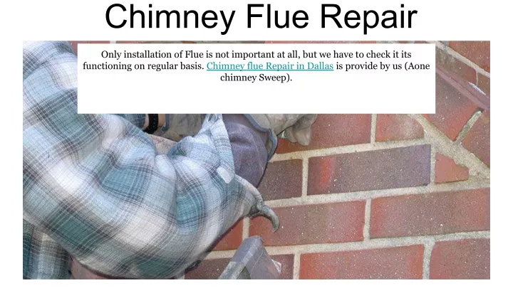 chimney flue repair