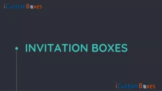 invitation boxes