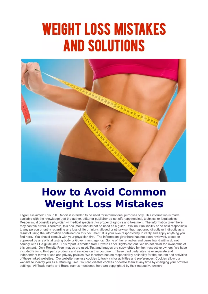 weight loss mistakes weight loss mistakes