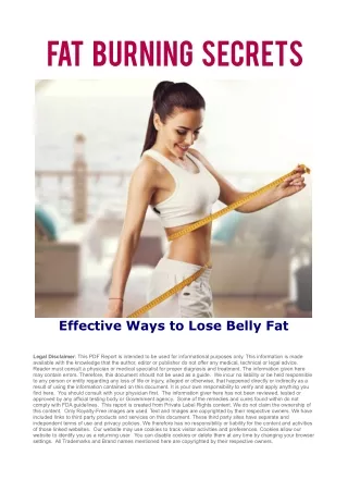 fat burning secrets