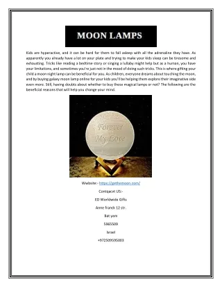 Online Moon Lamps Store | Gethemoon.com