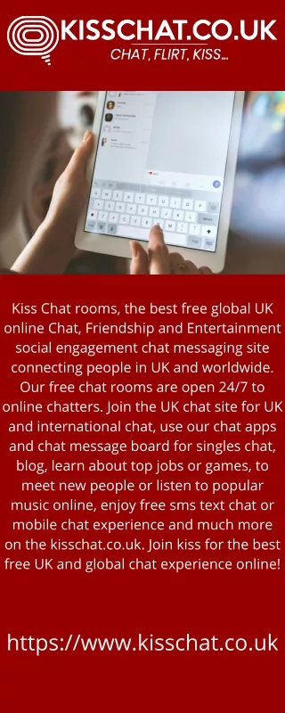 Kiss Chat UK the best free global English Chat Rooms online