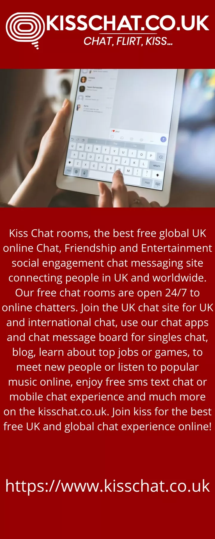 kiss chat rooms the best free global uk online