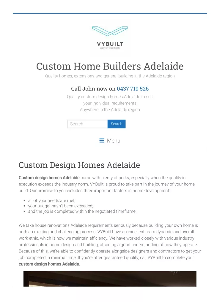 custom home builders adelaide quality homes
