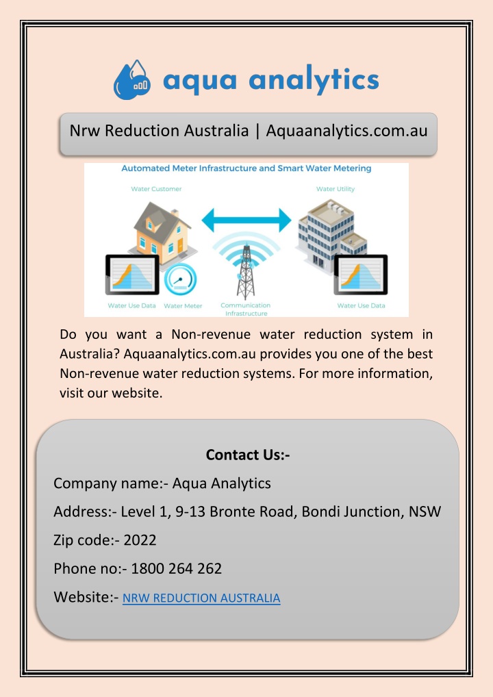 nrw reduction australia aquaanalytics com au