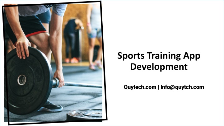 sports training app development
