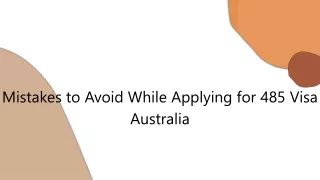 MISTAKES TO AVOID WHILE APPLYING FOR 485 VISA AUSTRALIA