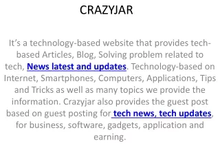 Crazyjar website