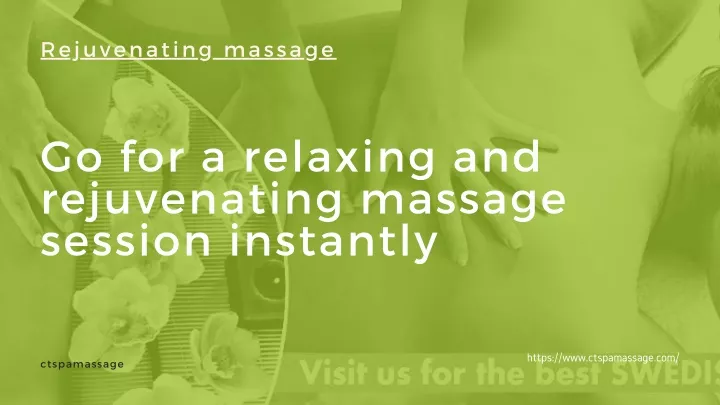 rejuvenating massage