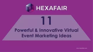 11 powerful innovative virtual event marketing